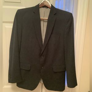 Banana Republic navy blue wool suit 38S